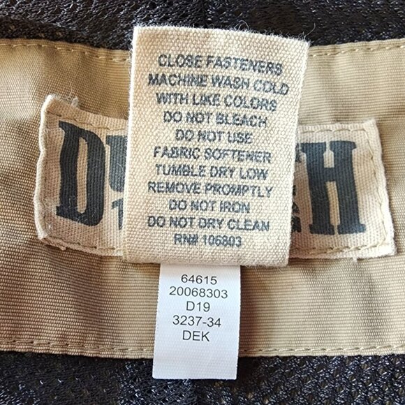 Duluth Trading Co Mens Medium Jacket Lightweight Grab Jacket Nylon Khaki Outdoor - Picture 9 of 10